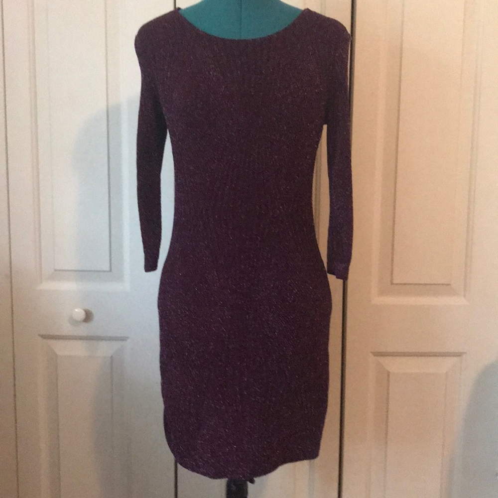 Sparkly Maroon Trixxi Dress XS